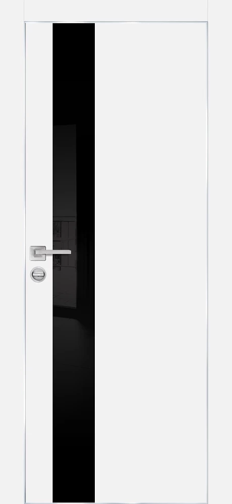 Фото Межкомнатная дверь PX-10  AL кромка с 4-х ст. Белый матовый