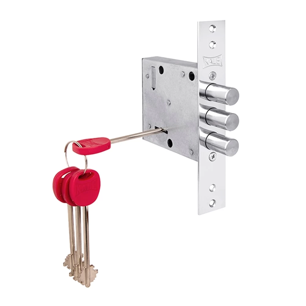 Фото Замок врезной сувальдный 447/L , 5 кл. (кл. 75 мм)