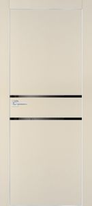 Межкомнатная дверь PX-18 AL кромка с 4-х ст. Бежевый матовый